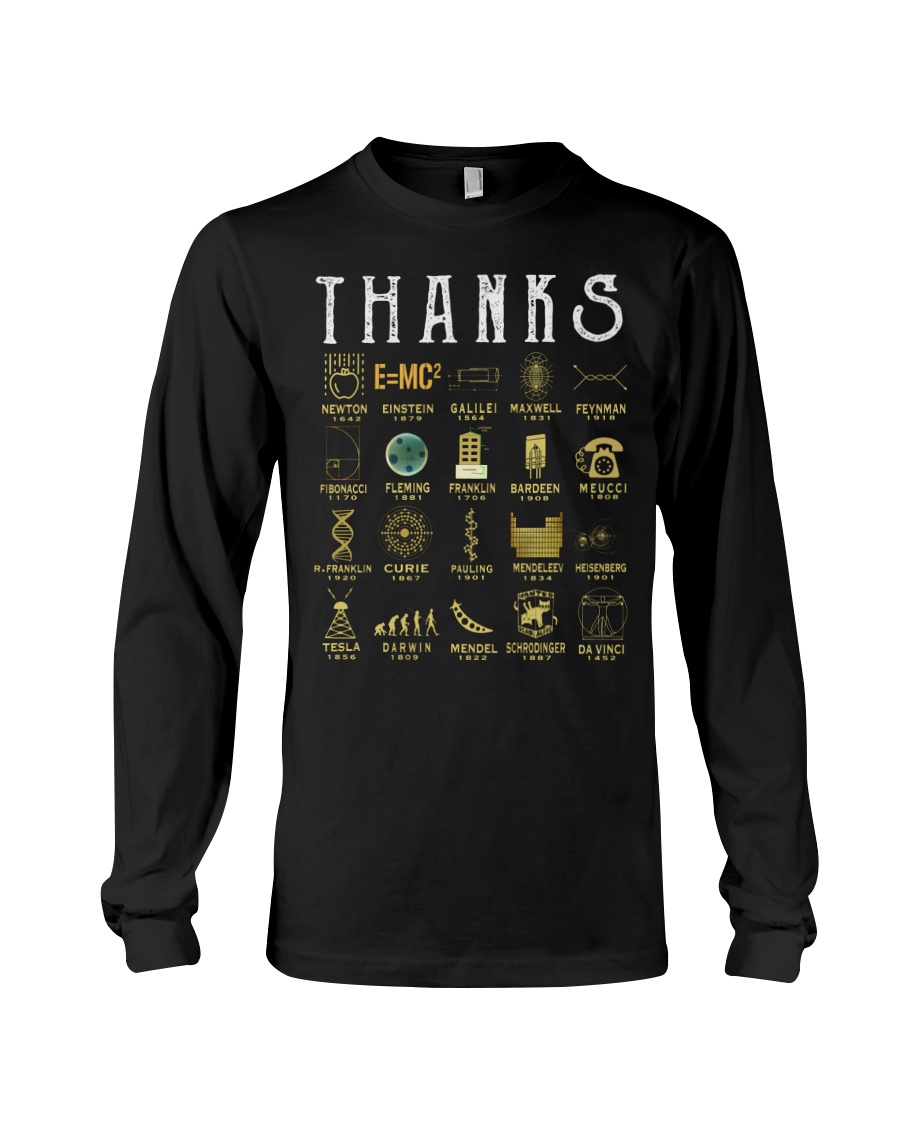 Thanks Science Newton Einstein T shirt6