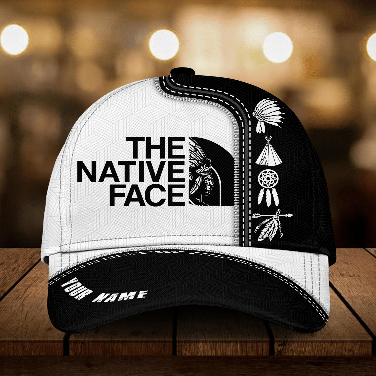 The Native face custom personalized cap hat