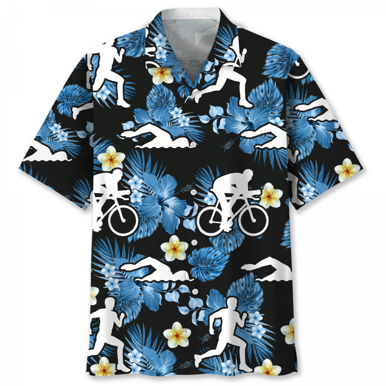 Triathlon nature Hawaiian shirt and short