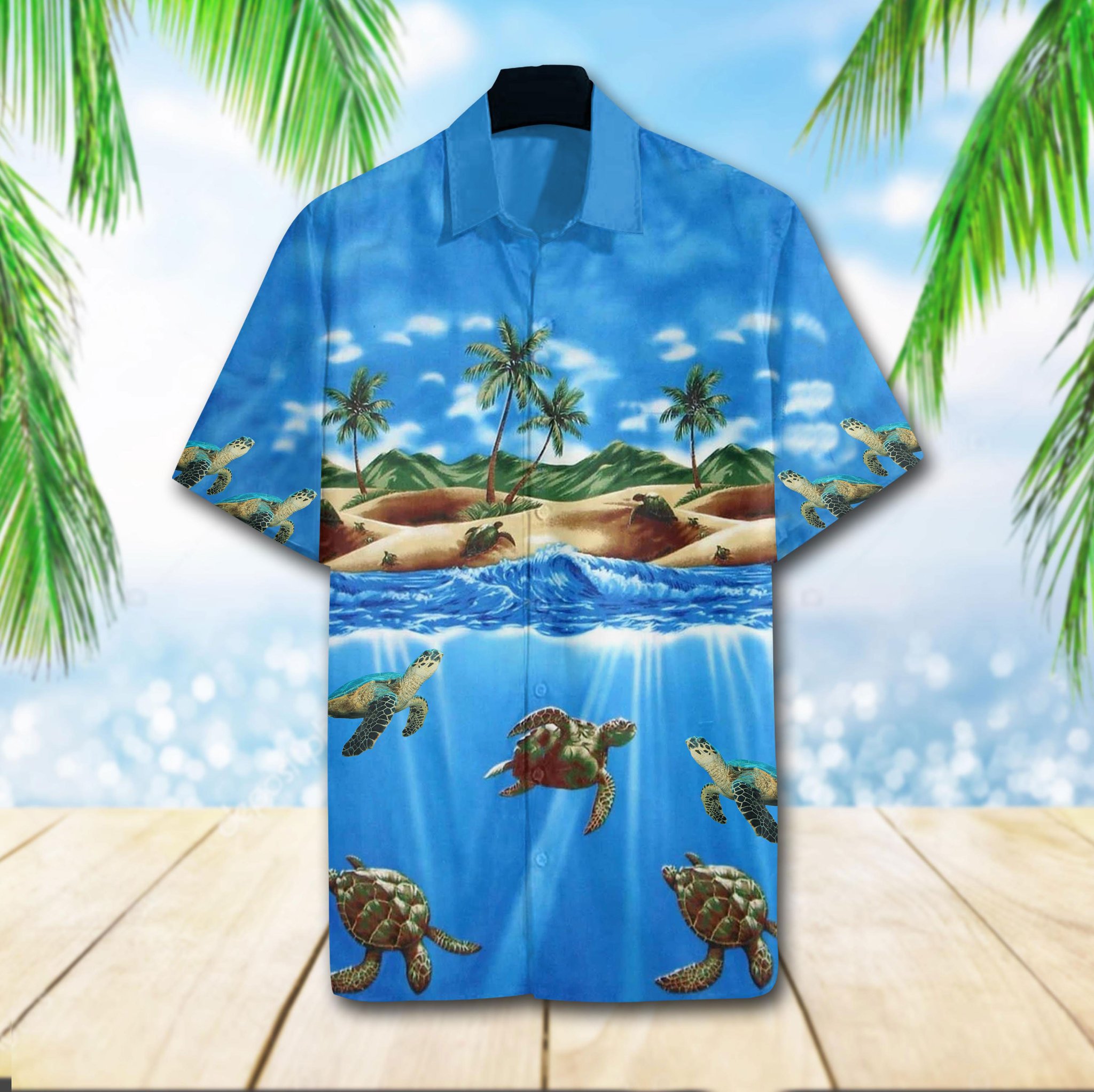 Turtle Sea Hawaiian Shirt