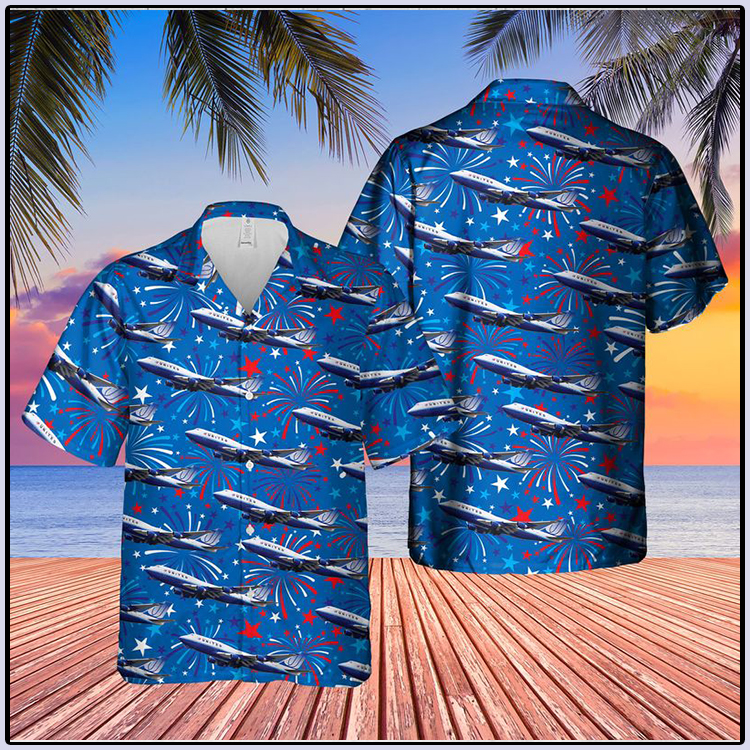 US Airlines 4 Boeing 4th of July Hawaiian Shirt4