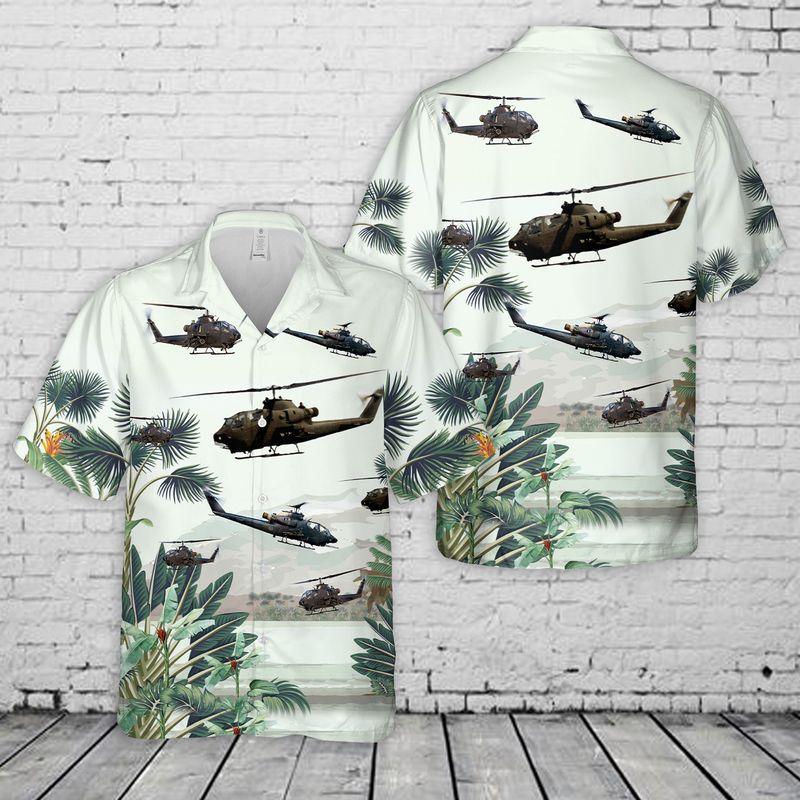 US Army Cobra Hawaiian Shirt and Short1