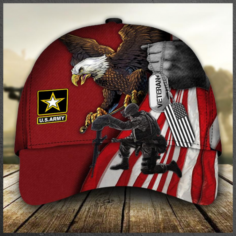 US Army eagle veteran cap hat