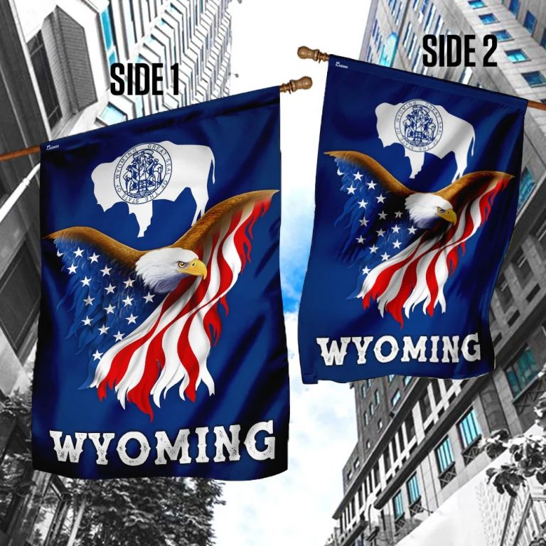 Wyoming Eagle Flag 3
