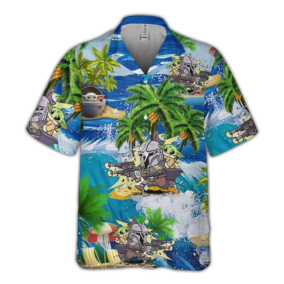 Yoda pew pew Madafakas Hawaiian shirt 1