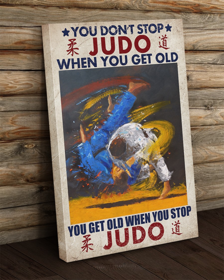 You dont stop Judo when you get old canvas 2