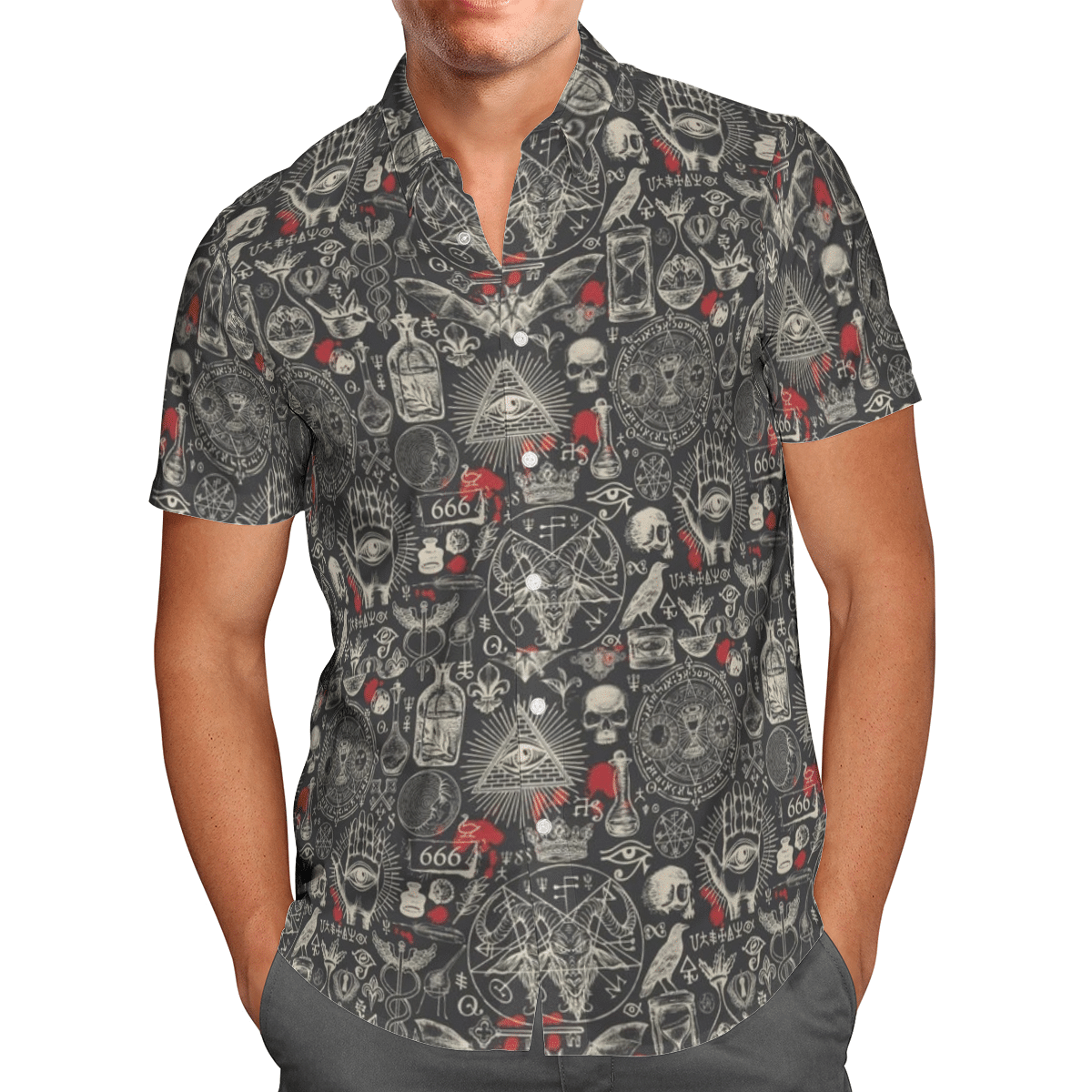 Chemistry skull Hawaiian shirt 2