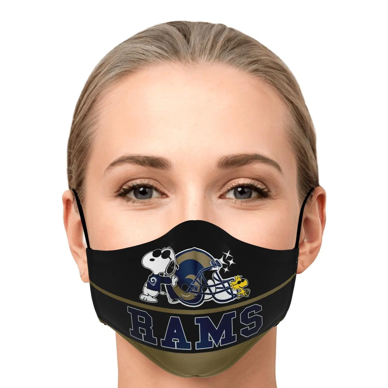 Snoopy Los Angeles Rams Face Mask