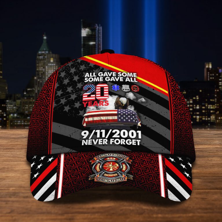 All Gave Some Some Gave All 20 Year Remembrace 9 11 2001 Never Forget custom name Cap