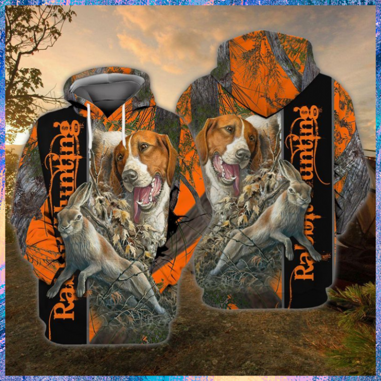 Beagle Rabbit hunting 3d all over printed hoodie 1