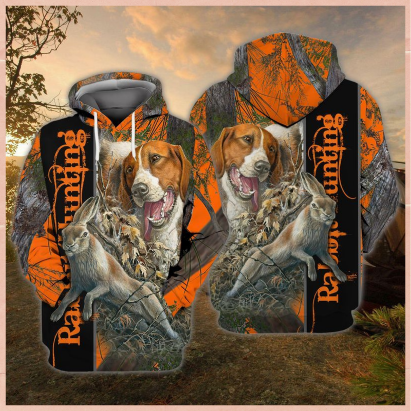 Beagle Rabbit hunting 3d all over printed hoodie 2