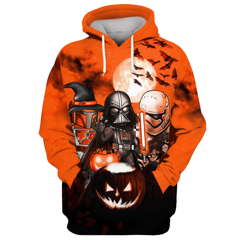 Darth Vader Boba Fett Storm Trooper Halloween shirt and hoodie 4