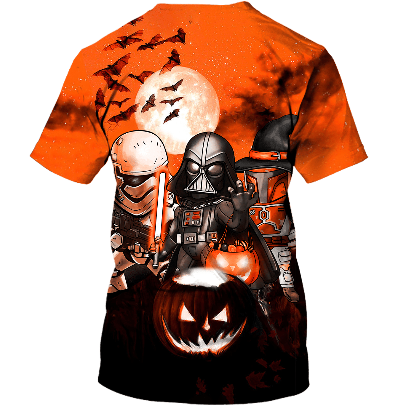 Darth Vader Boba Fett Storm Trooper Halloween shirt and hoodie 8
