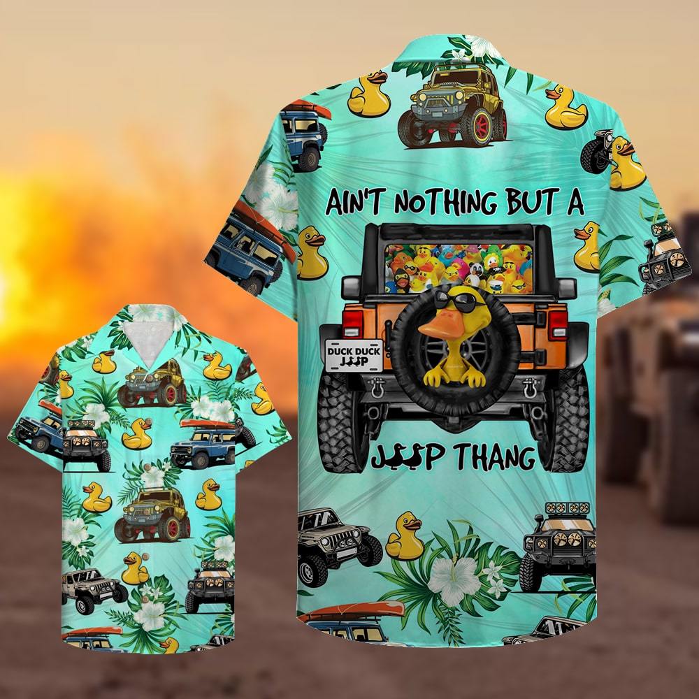 Jeep and duck Aint Nothing But A Hawaiian Shirt 4