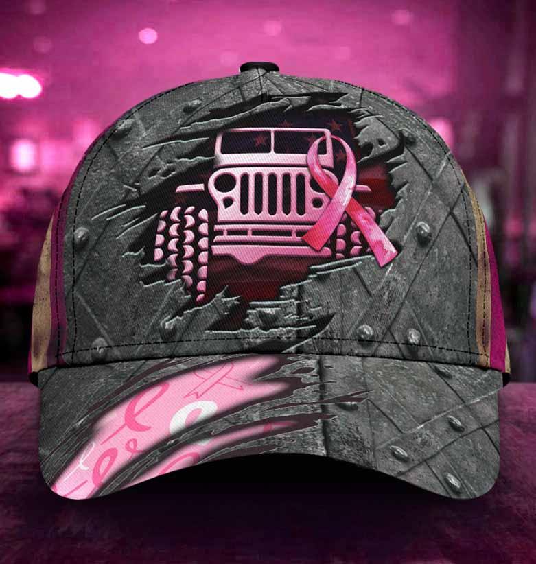 Jeep pink crack classic cap hat 1