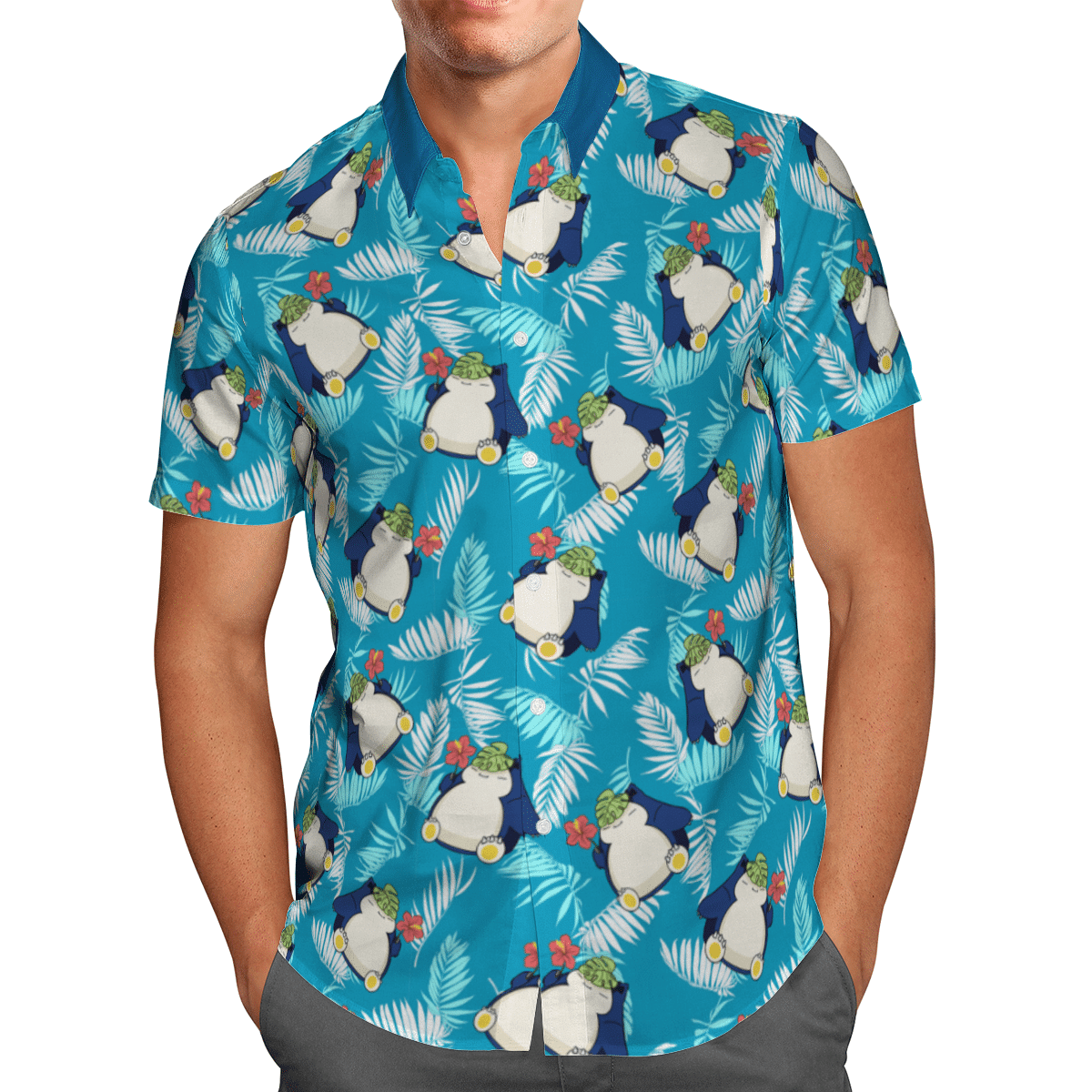 Snorlax hawaiian shirt and short 2.1