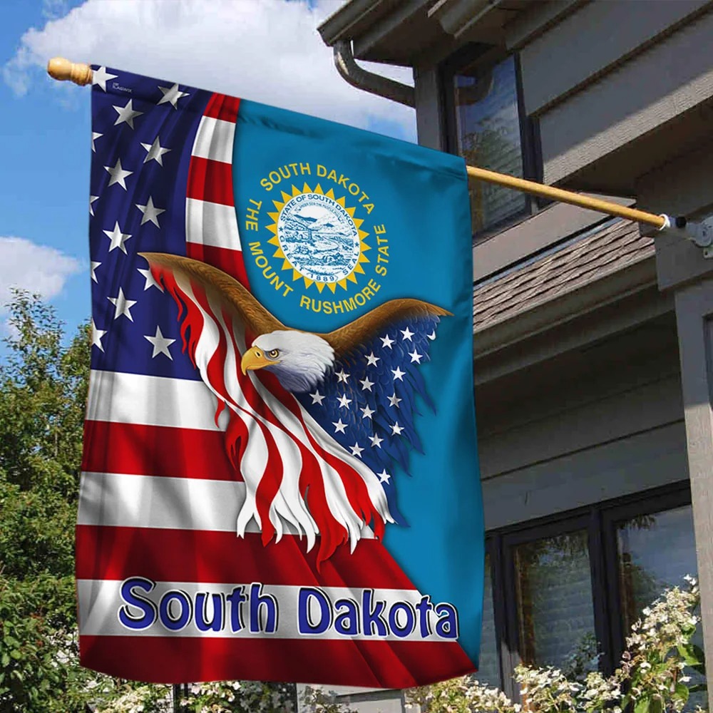 South Dakota Eagle Flag 1