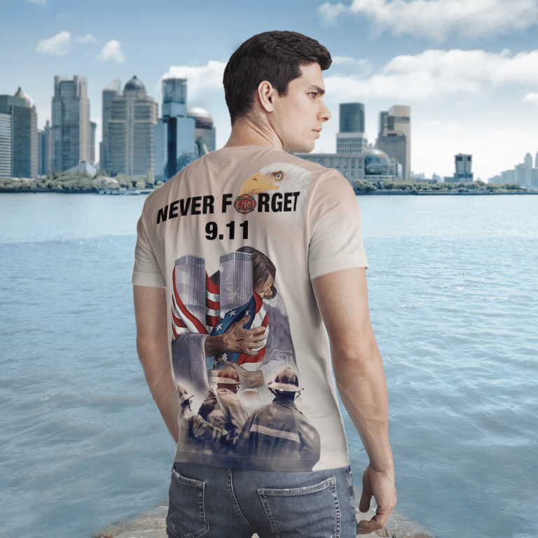 god bless all who lost their lives we will never forget 911 3d t shirt 4