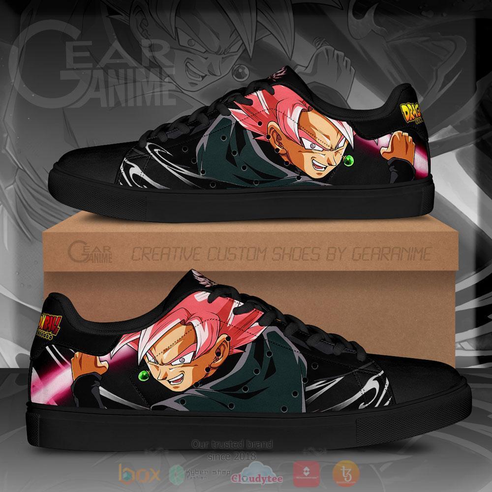 Anime Dragon Ball Goku Black Rose Skate Shoes