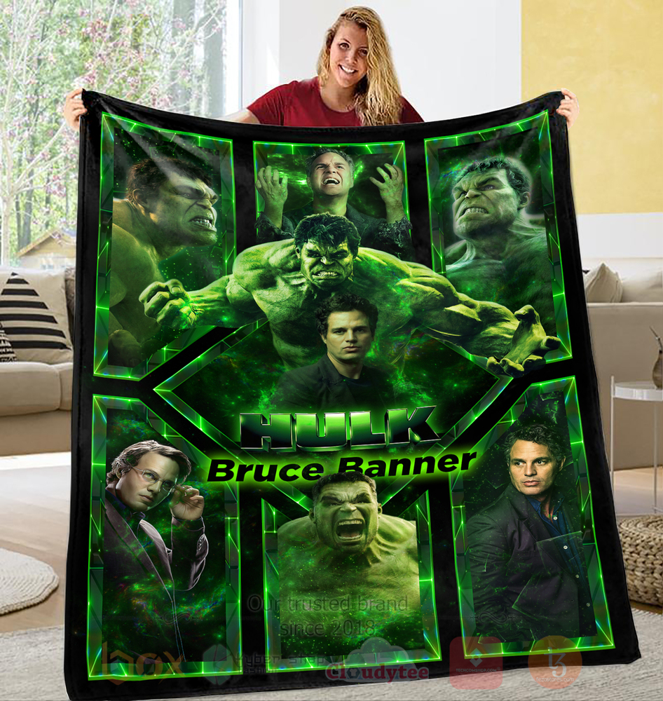 Hulk Bruce Banner Blanket 1