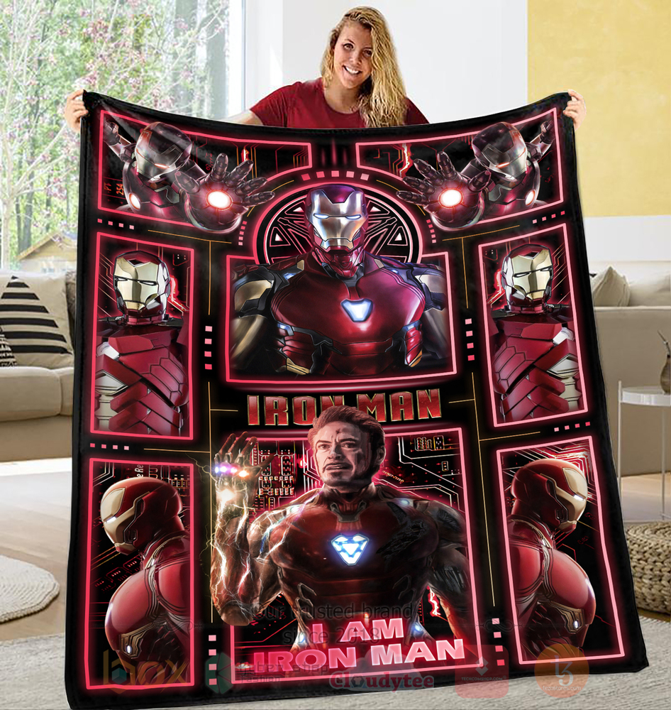 Iron Man I Am Iron Man Blanket 1