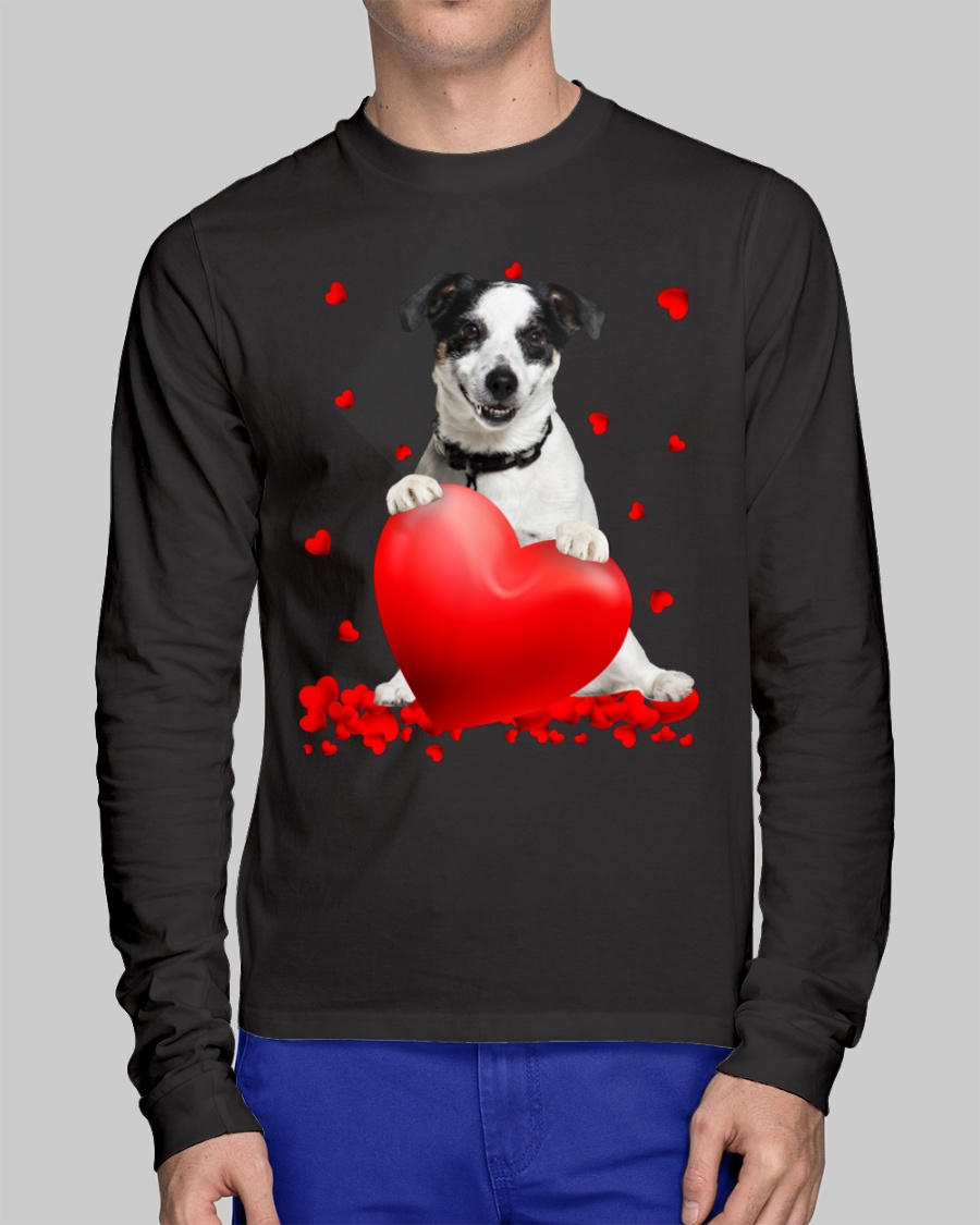 Jack Russell Valentine Hearts shirt hoodie 11