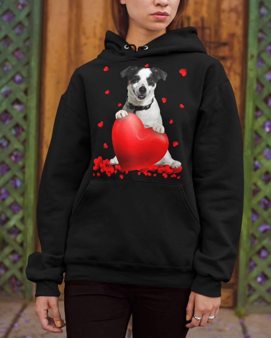 Jack Russell Valentine Hearts shirt hoodie 6