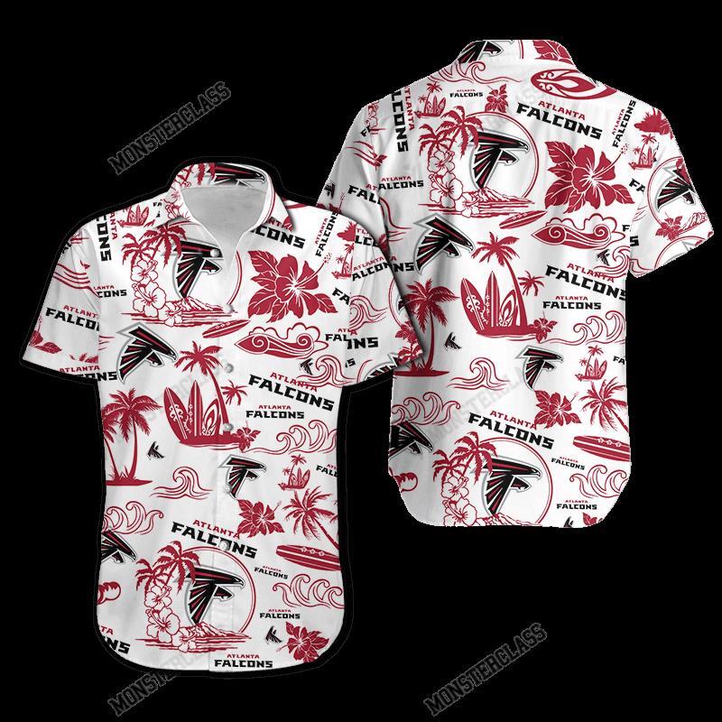 NFL Atlanta Falcons Island Hawaiian Shirt Short