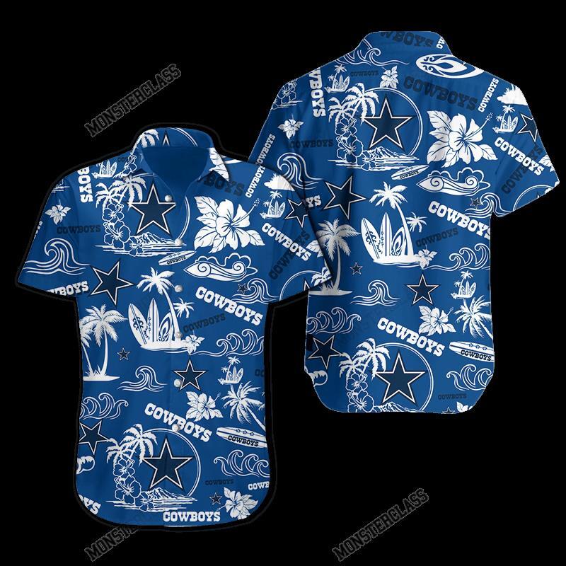 NFL Dallas Cowboys Island Hawaiian Shirt Short