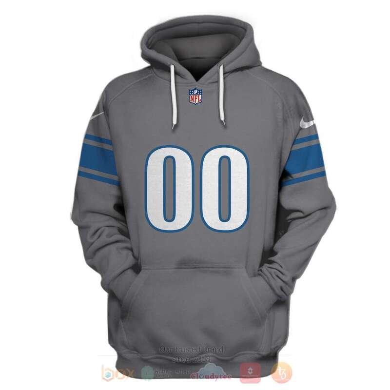NFL Detroit Lions Personalized 3D Hoodie Jersey Shirt 1 2