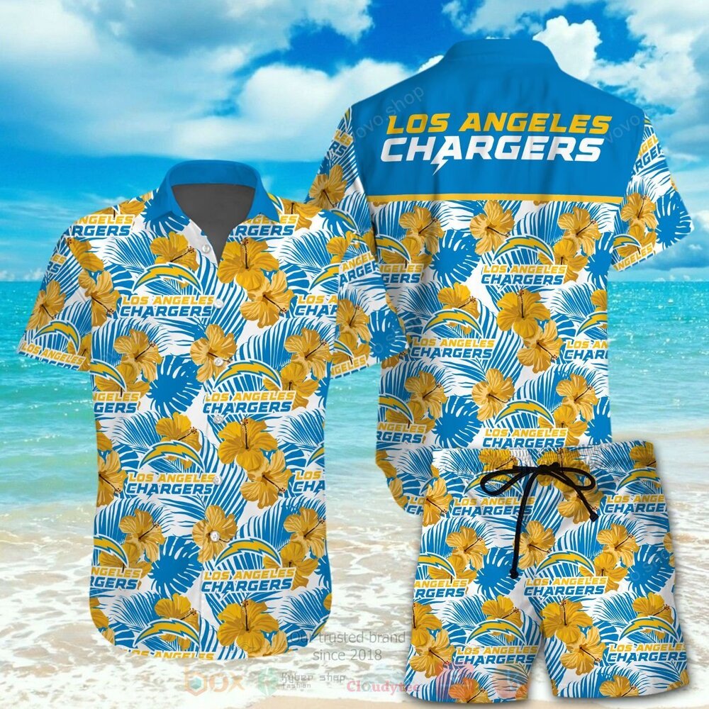 NFL Los Angeles Chargers Hawaiian Shirt Short