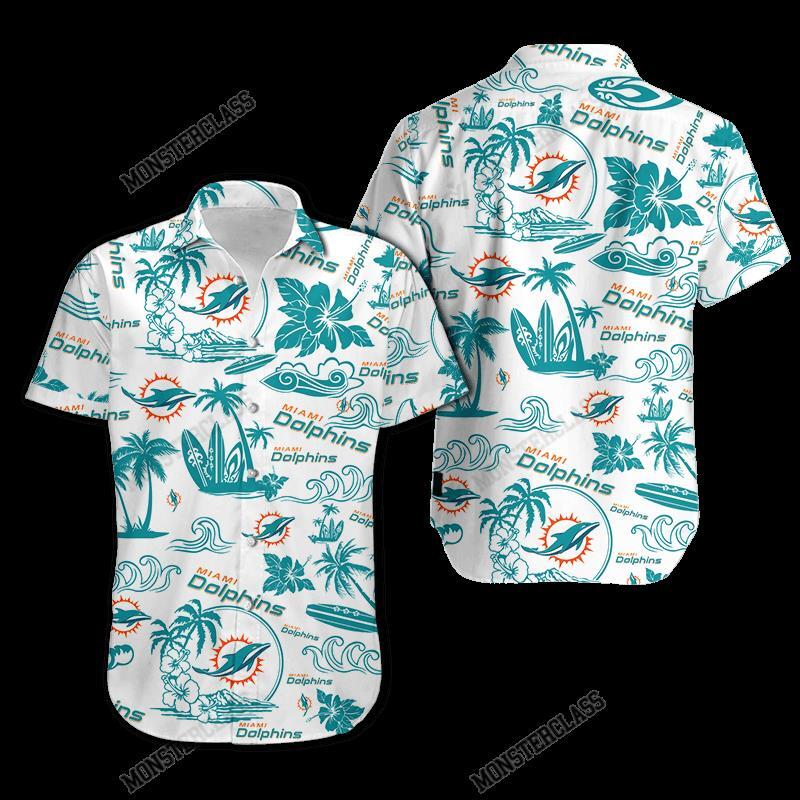 NFL Miami Dolphins Island Hawaiian Shirt Short