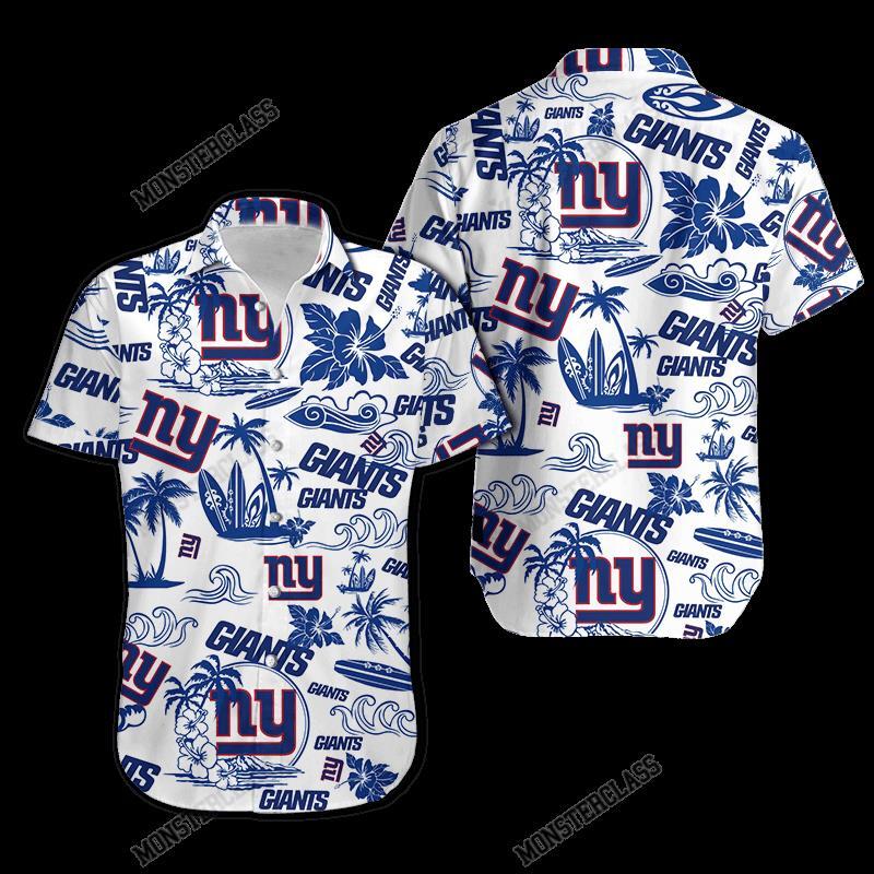 NFL New York Giants Island Hawaiian Shirt Short