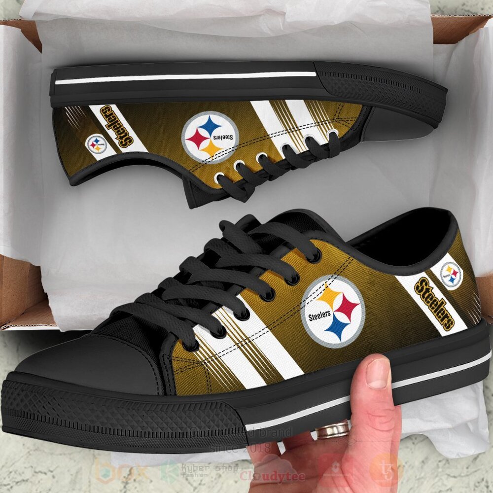 NFL Pittsburgh Steelers Black Skate Shoes