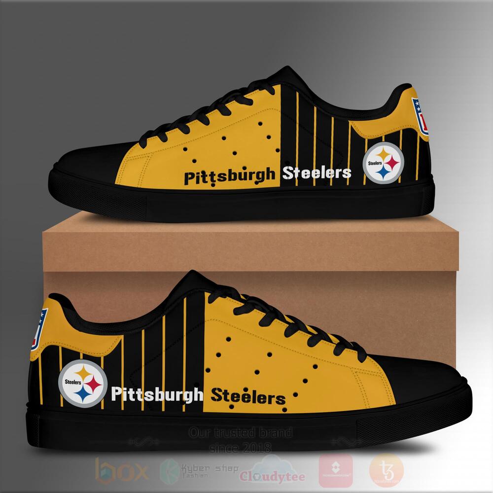 NFL Pittsburgh Steelers Yellow Skate Shoes 1