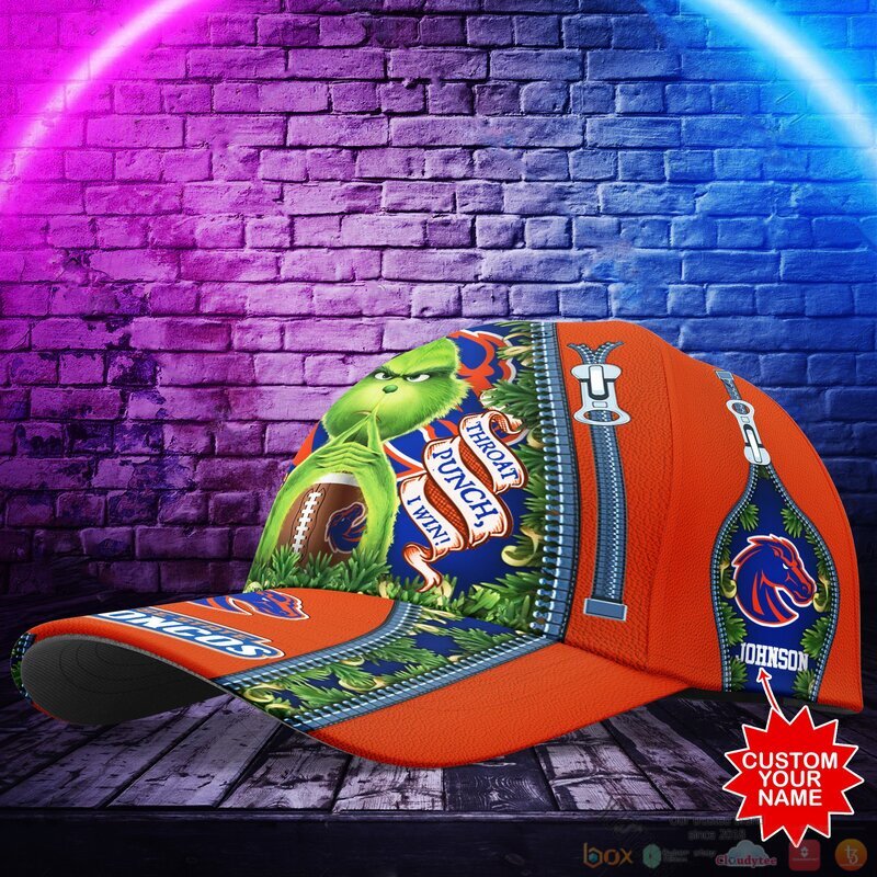 Personalized Grinch Boise State Broncos NCAA Custom Cap 1
