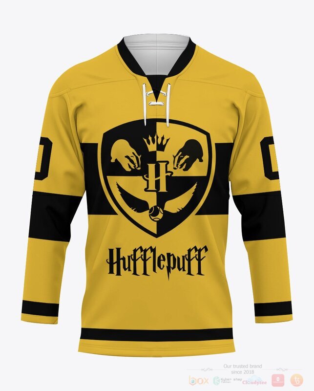 Personalized Harry Potter Hufflepuff Hockey Jersey 1