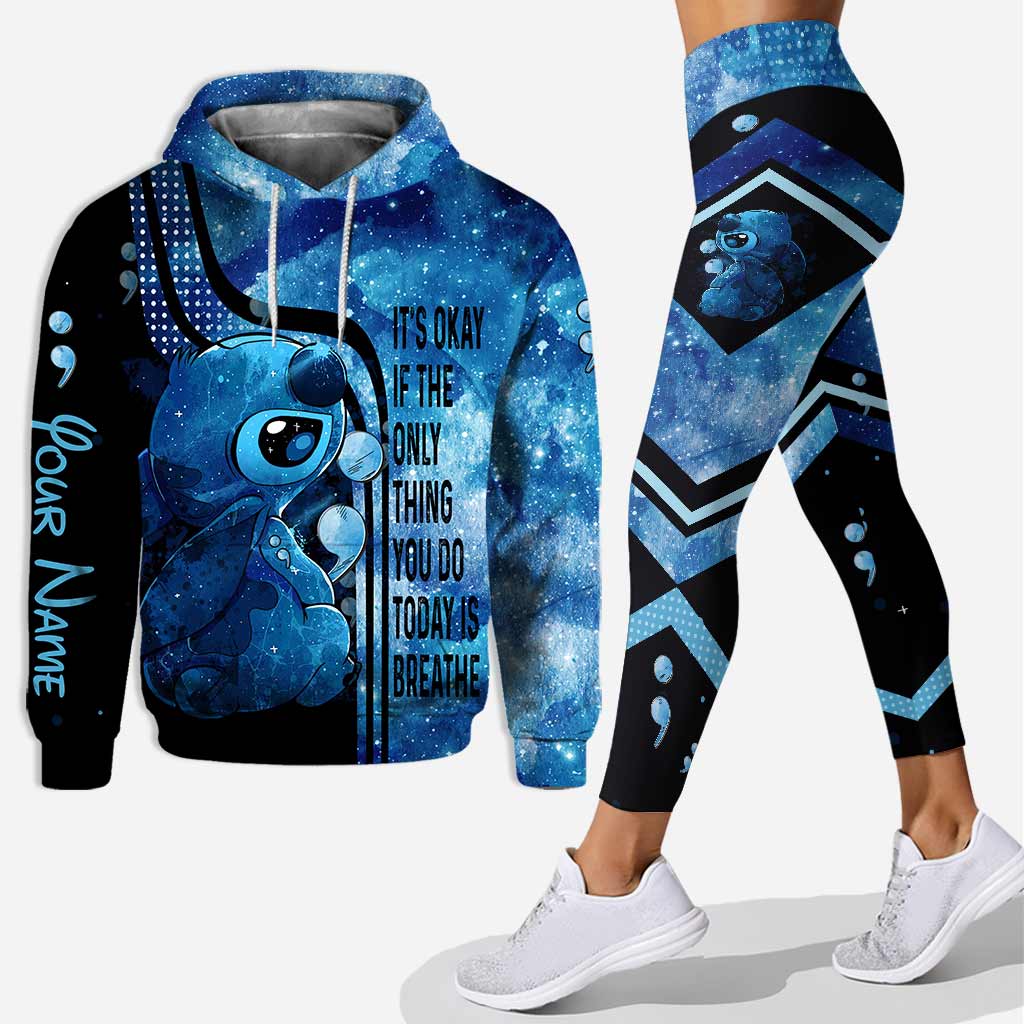 Personalized Its Okay If The Only Thing You Do Today Is Breathe 3d hoodie legging