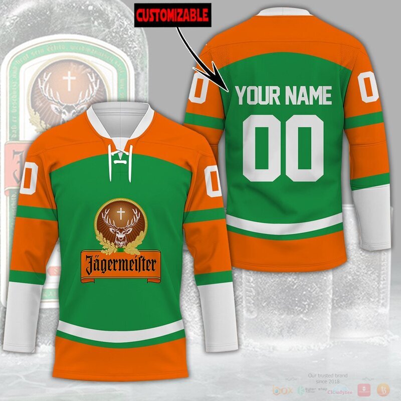 Personalized Jagermeister Liqueur Hockey Jersey