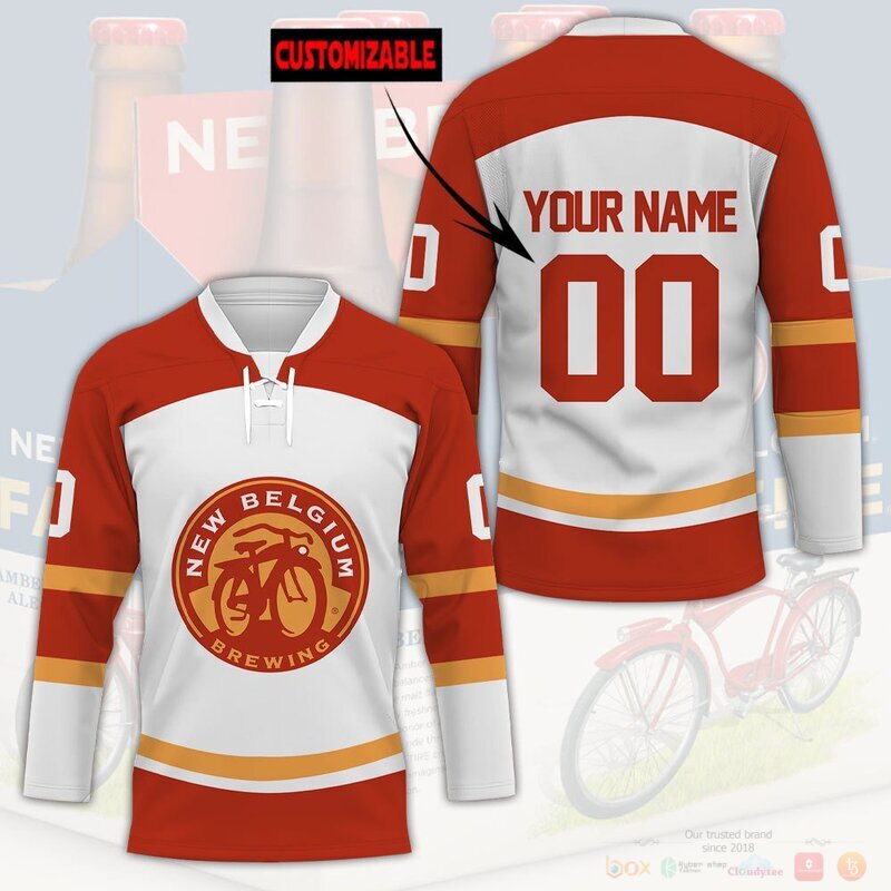 Personalized New Belgium Brewing Hockey Jersey
