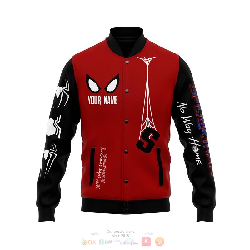 Personalized Spider Man No way home baseball jacket 1