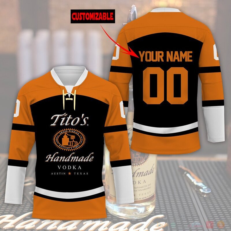 Personalized Titos Handmade Vodka Hockey Jersey