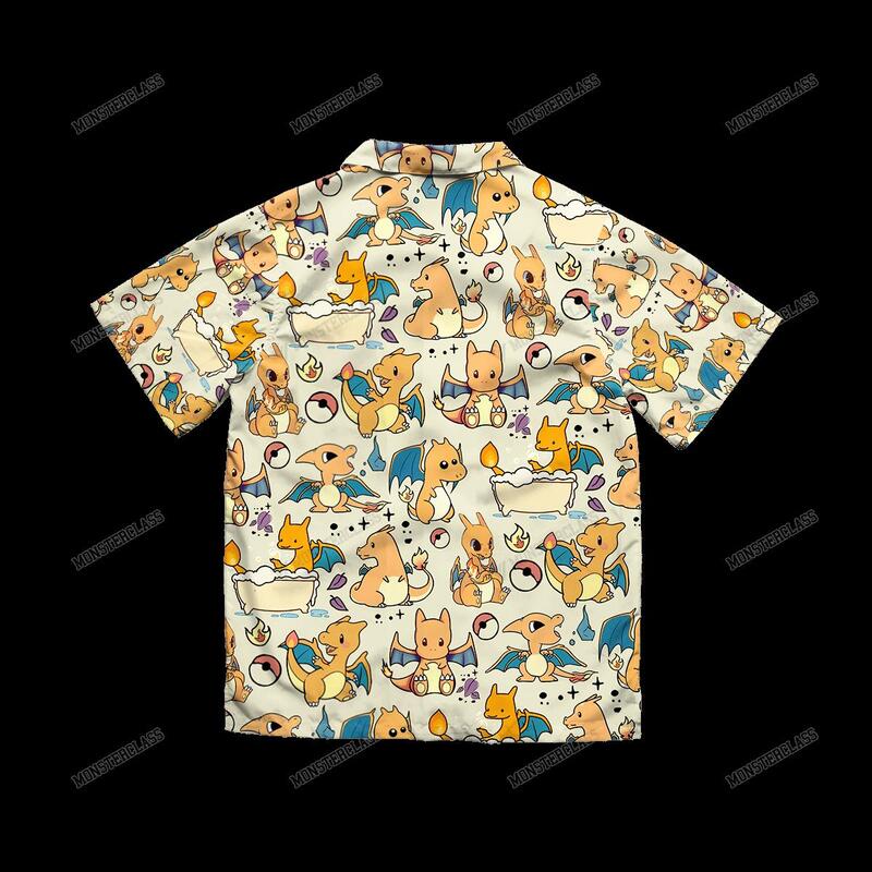 Pokemon Charizard Hawaiian Shirt Short 1
