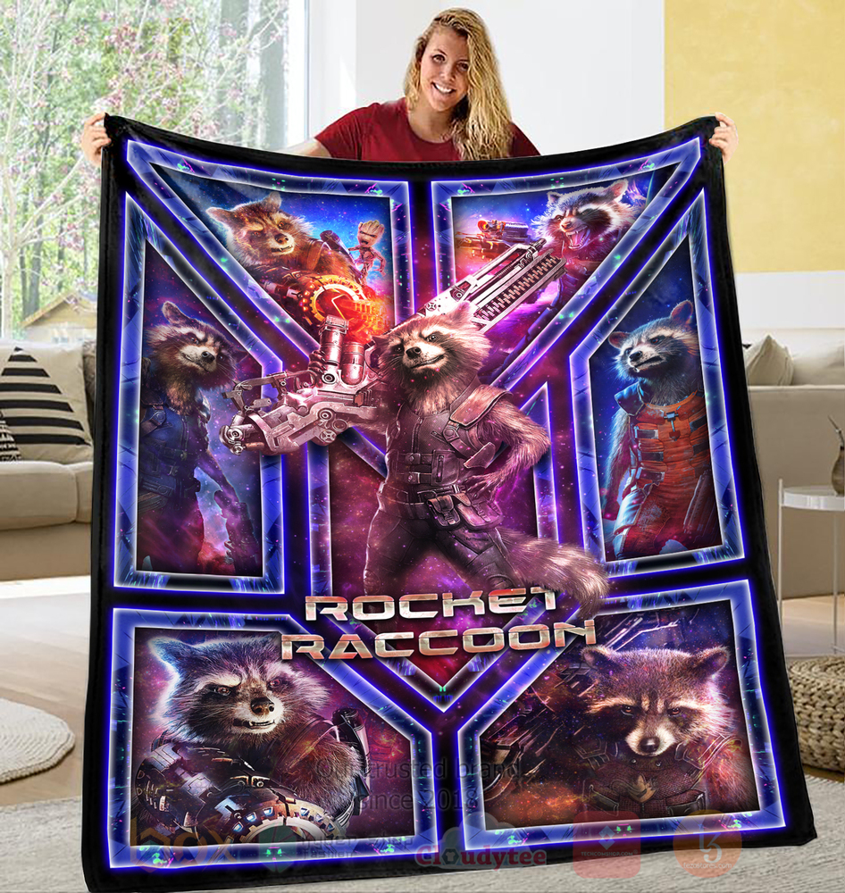 Rocket Raccoon Blanket 1