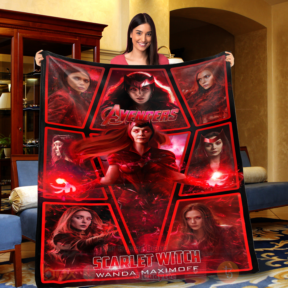 Scarlet Witch Wanda Maximoff Blanket