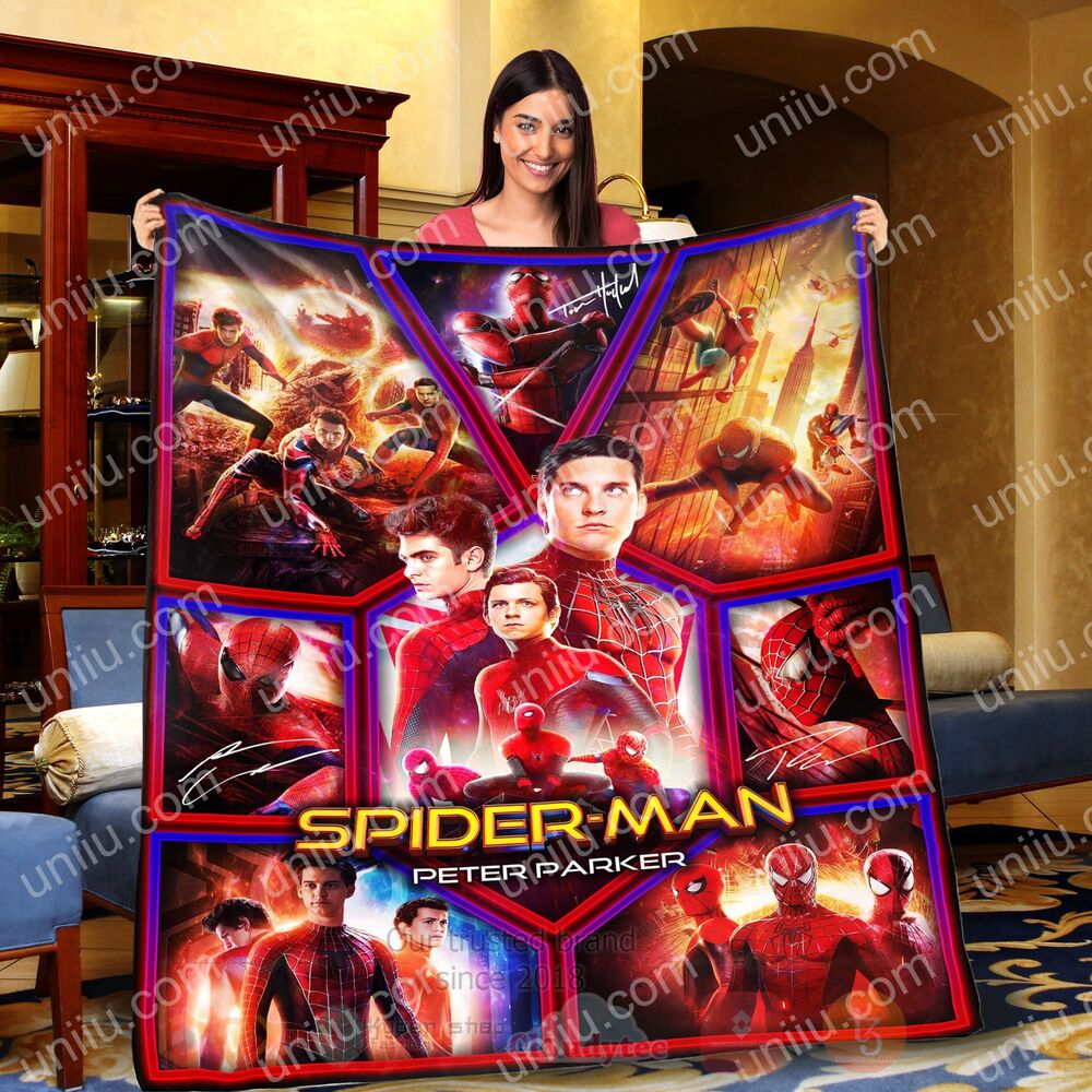 Spider Man Movies Peter Parker Blanket 1