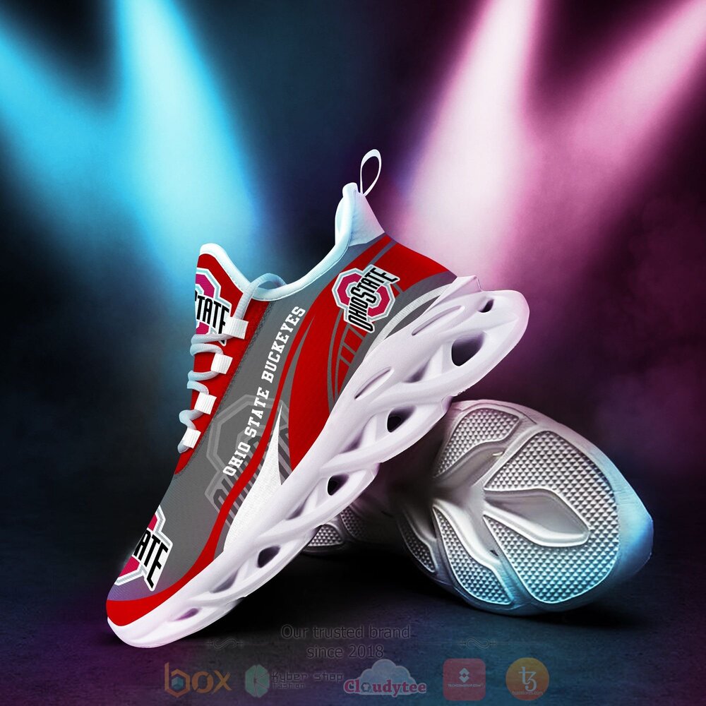 TREND Ohio State Buckeyes NCAA Sneaker Max Soul Shoes2
