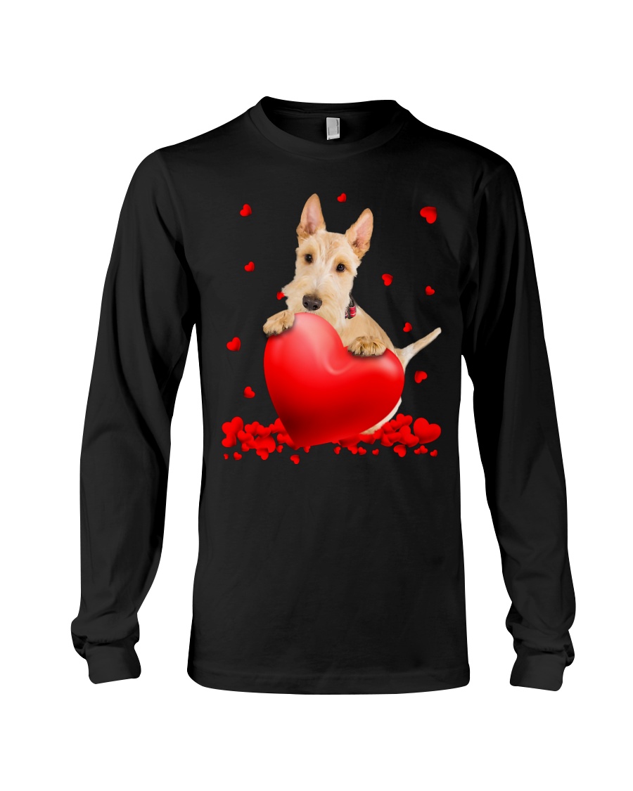 Wheaten Scottish Terrier Valentine Hearts shirt hoodie 9