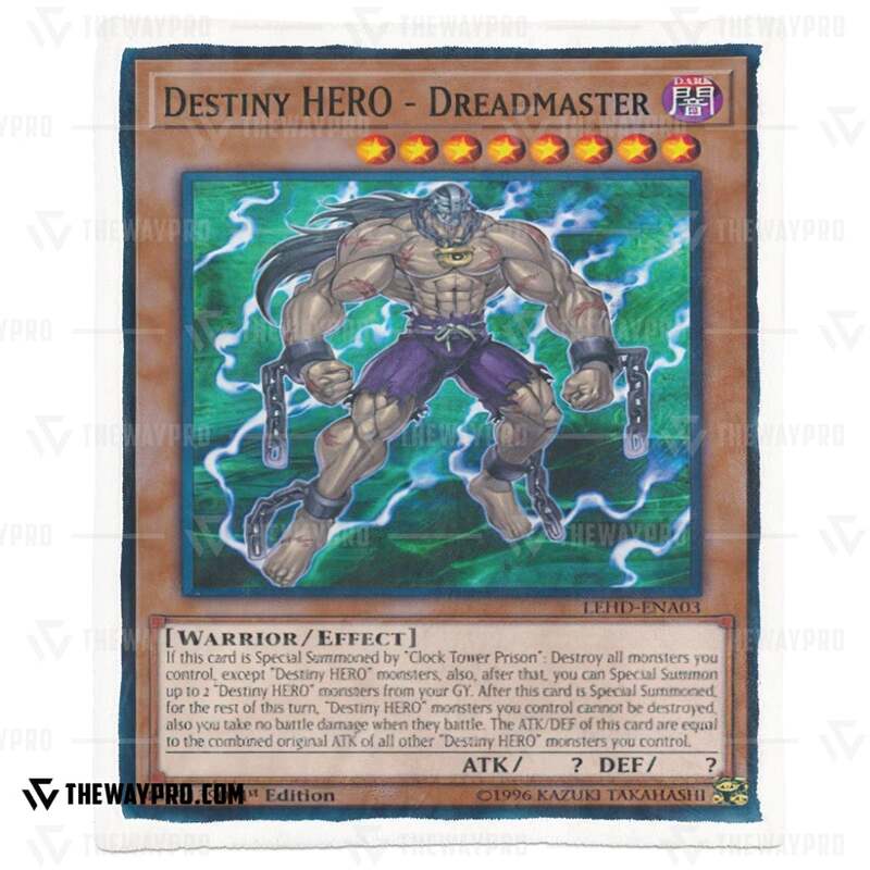 Yu Gi Oh Destiny HERO DreadMaster Blanket 1 2 3