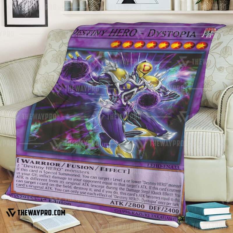 Yu Gi Oh Destiny HERO Dystopia Blanket 1 2